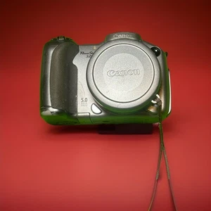 Canon PowerShot S2 IS Digital Cam 5.0 MP/Lens Cap/Case PARTS /REPAIR READ BELOW - Picture 1 of 21