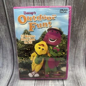 Barney's Outdoor Fun DVD Camp WannaRunnaRound 2003 NEW FACTORY SEALED RARE - Picture 1 of 3