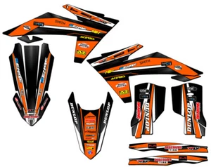 2023-2024 SXF VIGOR Orange Senge Graphics Kit Compatible with KTM - Picture 1 of 10