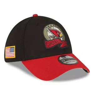 CAPPELLO ARIZONA CARDINALS NEW ERA 39THIRTY 2022 SALUTE AL SERVIZIO Flex Fit S/M $38 - Foto 1 di 6
