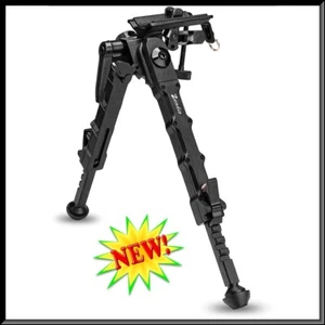 Zeadio Tiltable Bipod F19 7-10 Inch Sling Mount HUN-BPD-F19M Rifle Hunting Gun - Picture 1 of 7