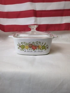 Corning Ware Spice of Life "Le Persil La Sauge" 1,5 Quart A-1 1/2 mit Deckel PYREX A7C  - Bild 1 von 21