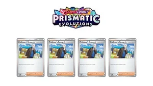 Pokemon Prismatic Evolutions Professor's Research Juego de Lámina Inversa #124 - Imagen 1 de 1