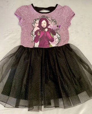 Girl’s Disney Descendants Dress Tulle Size S 6-6X - Image 1 of 4