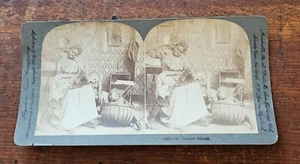 Trouble Behind Spanking Stereoview Card 1902 Black African American Keystone 3D - Picture 1 of 8