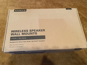 Sanus Wireless Lautsprecher Wandhalterung, Paar, Sonos One, Play:1, Play:3 - Bild 1 von 2