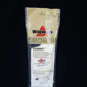 Vintage Wigwam Mojave Socks Wool Liner Undersocks size 7 - 9 American Made - Picture 1 of 13