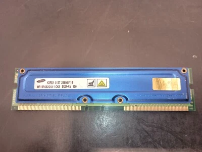 ⭐️⭐️⭐️⭐️⭐️ Samsung MR16R082GAN1-CK8 Desktop Memory RAM 256MB - Blue - Image 1 of 2