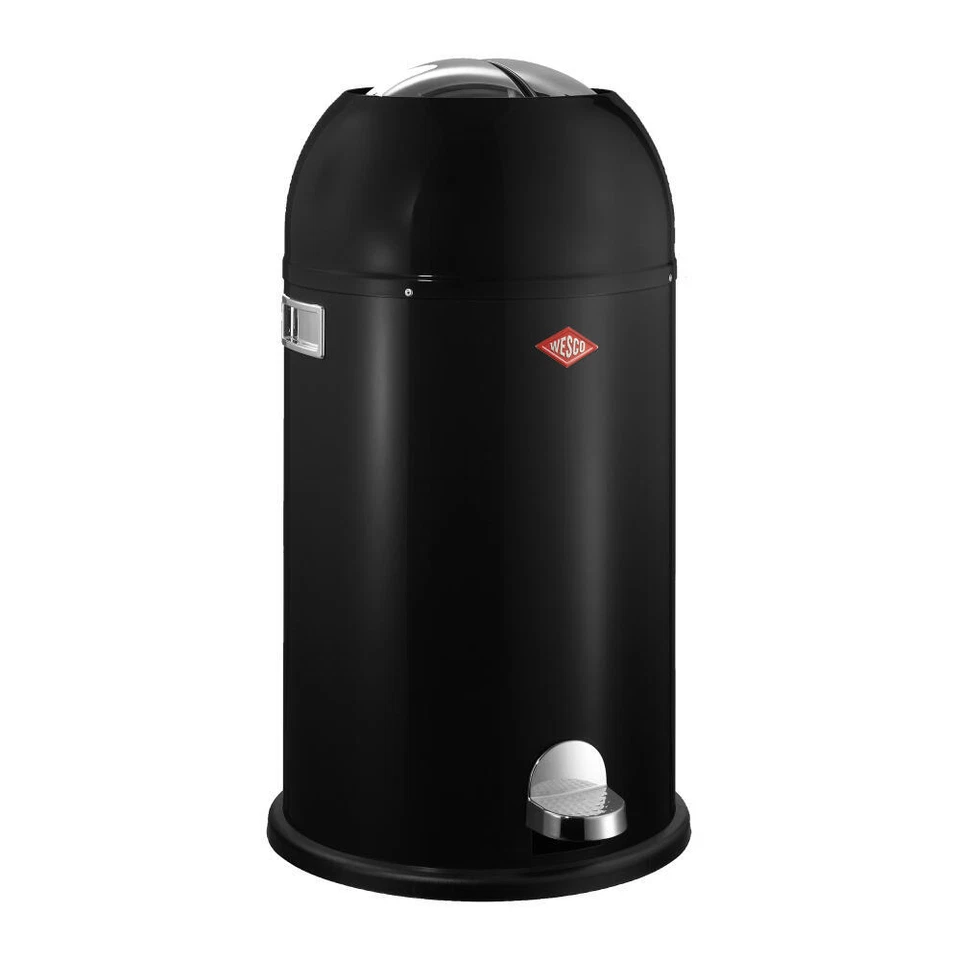 Wesco Mülleimer Kickmaster Abfallsammler Tretabfallsammler Schwarz 33 Liter - Bild 1 von 1