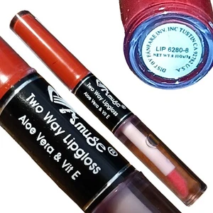 Amuse Lip Gloss 6280-8 Two Way Lipgloss Aloe Vera & Vit E, Moisturizing - Picture 1 of 1