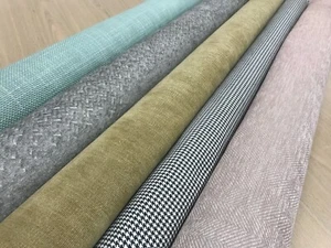 UPHOLSTERY MATERIAL 140cms wide BY LAURA ASHLEY fabric chenille herringbone - Picture 1 of 18