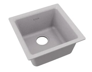 Elkay ELG1616GS0 Quartz Classic 15-3/4" Einzelbecken Bar Waschbecken Greystone - Bild 1 von 1