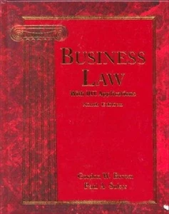 Business Law with UCC Applications Gordon Brown Mary Lawlor Hardcover 1996 - Picture 1 of 1