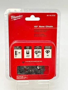 Milwaukee 49-16-2723 10" Saw Chain Replacement for Pole Saw New In Box - Picture 1 of 5
