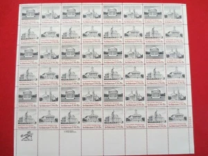 DOC Scott #1779-82 American Architecture 15¢ Sheet of 48 MNH XF - Picture 1 of 4