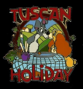 ABD Viva Italia Toscana Holiday Lady & The Tramp LE Disney Pin 50600 - Imagen 1 de 1