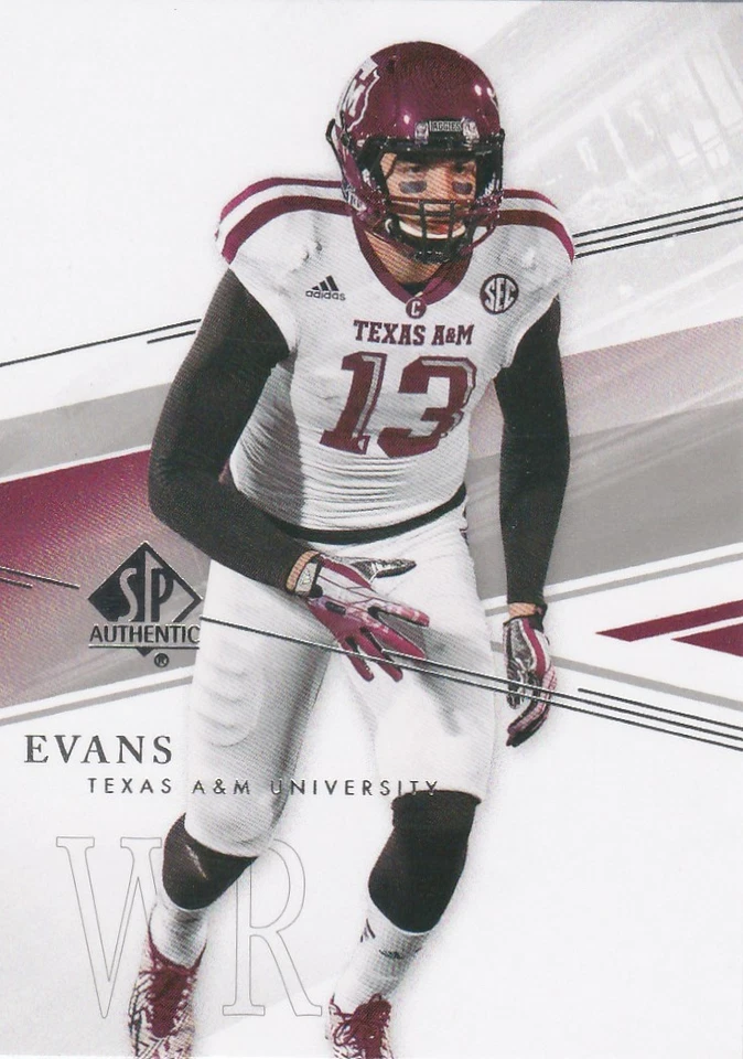 2014 SP AUTHENTIC MIKE EVANS WR TEXAS A&M (BUCS ROOKIE) #49 - Image 1 of 1