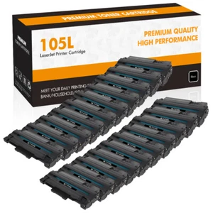 20PK MLTD105L Toner For Samsung ML-2525W ML-2580n SCX-4600 SCX-4623F SCX-4623FN - Imagen 1 de 8