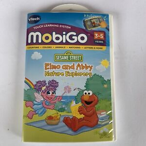 V Tech Mobigo Sesame Street Elmo And Abby Game Nature Explorers F7 