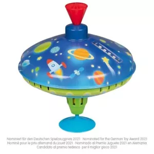Goki Kreisel LED Weltall Brummkreisel Blechkreisel 53800 - Bild 1 von 2