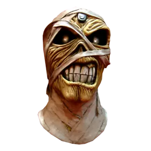 Iron Maiden Eddie Mask Powerslave Mummy Halloween Gothic Horror Movie Latex Gift - Picture 1 of 3