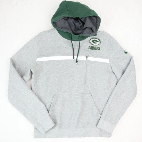 Green Bay Packers Nike Sweatshirt Adult Size M Hoodie NFL Team Apparel Medium Cover