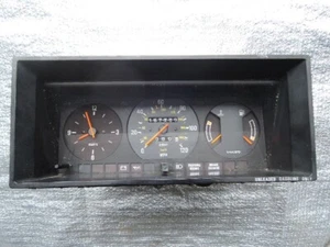 VOLVO 240 Used Original GAUGE CLUSTER with VDO Clock Not Tested for Parts - Picture 1 of 18