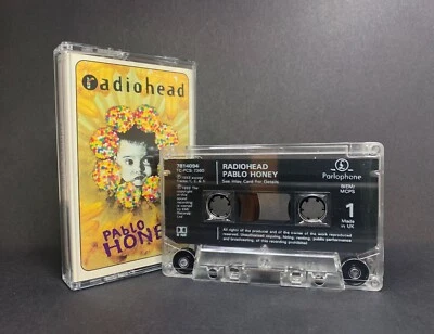 Radiohead PABLO HONEY Vintage Cassette TC-PCS7360 **UK 1ST ISSUE 1993** VG+/VG+ - Image 1 of 4