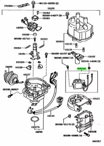 TOYOTA OEM 8962012340 Ignition Control Module Igniter Assembly 89620-12340 - Picture 1 of 2