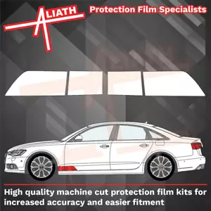 Fits Audi A6 S6 RS6 (4G) Lower Door Wing Stone Chip Guard Paint Protection Film - Picture 1 of 3