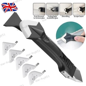 5 in 1 Silicone Sealant Remover Tool Kit Set Scraper Caulking Mould Removal DIY - Picture 1 of 9