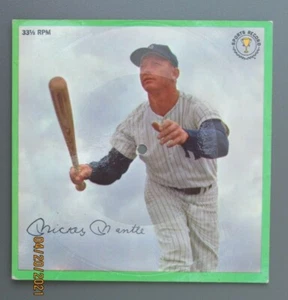1964 AURAVISION SPORTS CHAMPIONS RECORDS MICKEY MANTLE RARE HOFer 33 RPM TOPPS - Bild 1 von 4