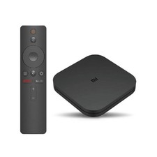 Xiaomi Mi Box S Quad Core 2GB RAM 8GB eMMC 5.0 4K Ultra HD Media Player mit Google Assistent Fernbedienung - Schwarz