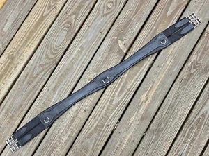 CWD Negro/Negro Acolchado Clásico Cazador Circunferencia Inglesa - 48"-120cm - ¡Ligeramente Usado! - Imagen 1 de 10