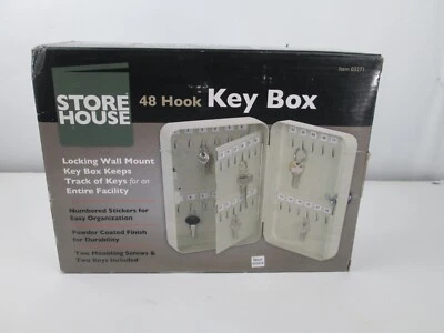 Store House 48 Hook Locking Key Box Item 03271 Wall Mount NEW - Image 1 of 4