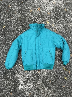 Field & Stream Teal Puffer Jacket – Men’s Medium  Classic 1980s/90s - Image 1 of 4
