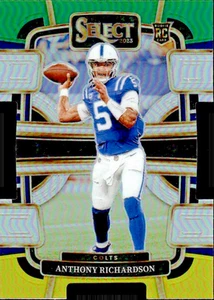2023 Panini Select Concourse Anthony Richardson #43 Green & Yellow Die-Cut RC - Picture 1 of 2