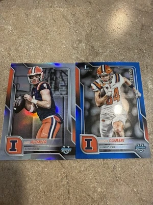 2025 Bowman University Chrome - Luke Altmyer #17 Refractor Hudson Clement /150 - Image 1 of 3