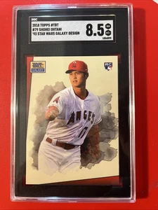2018 Topps #TBT Star Wars Galaxy Design Shohei Ohtani SGC 8,5 Angels (RC) - Imagen 1 de 4