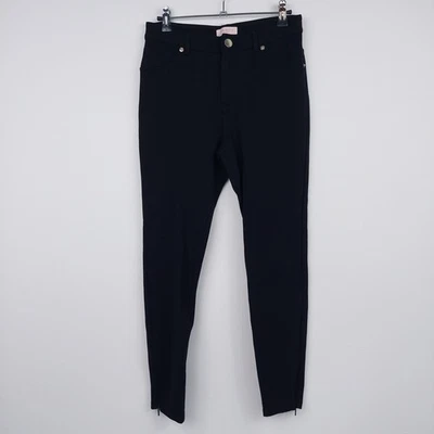 Ted Baker Black Skinny Stretch Trousers Size 1 UK 8 Zip Ankle Stretch Jeggings - Image 1 of 4