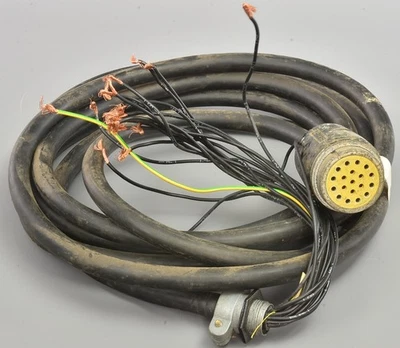 Socapex cable 19-way FFDR 419AR 91 06, bare wires to female plug - Image 1 of 4