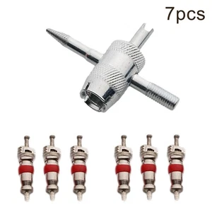 Reifen Ventilkern mit Entferner Werkzeug Schrader Ventile für Auto Reparatur 7 5 - Picture 1 of 11