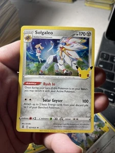 Pokémon TCG Solgaleo Celebrations 25th Anniversary 021/025 SP - Picture 1 of 2