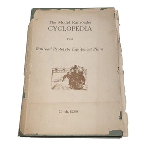 Rare The Model Railroader 1937 Railroad Prototype Equipment Plans Book - Picture 1 of 9