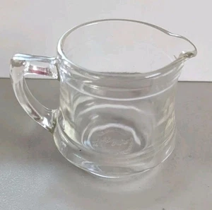 ❤️ VINTAGE CLEAR GLASS 1930's KELLOGGS "CORRECT CEREAL CREAMER" - Picture 1 of 9
