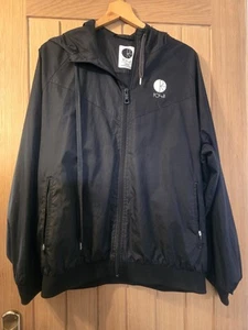 Mens Polar Lightweight Showerproof Black Jacket Size L - Picture 1 of 4