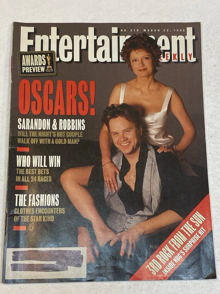 Entertainment Weekly Magazine Mar 22 1996 Susan Sarandon Tim Robbins Dean Koontz Foto 1 de 1