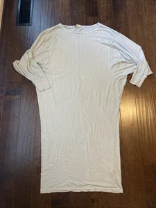 Free People Beach lifestyle maxi dress size L Sage dolman sleeve cotton - Picture 1 of 8
