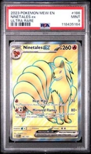 Ninetales ex 186/165 Sv: Scarlet & Violet 151 Holo PSA 9 - Picture 1 of 2