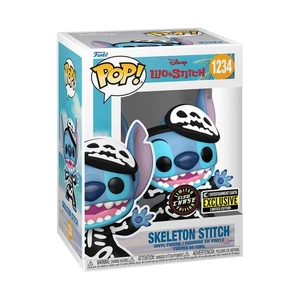 Funko Pop! Disney: Lilo & Stitch - Skeleton Stitch Glow-in-the-Dark Chase... - Picture 1 of 2